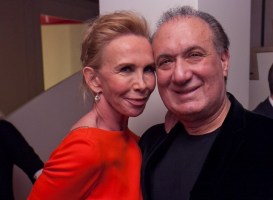 Pedro Torres Ciliberto con la actriz y productora Trudie Styler, esposa de Sting.
